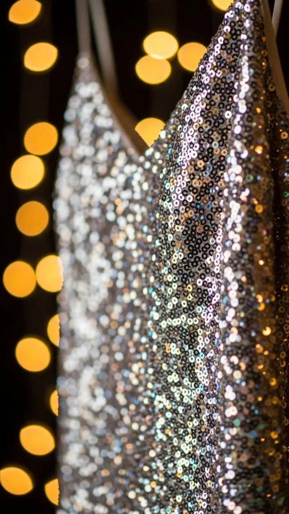 1. Sequin Slip Dress