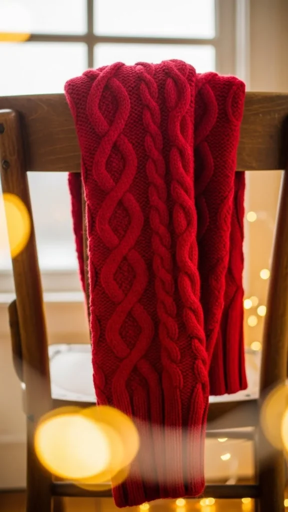 1. The Classic Red Knit