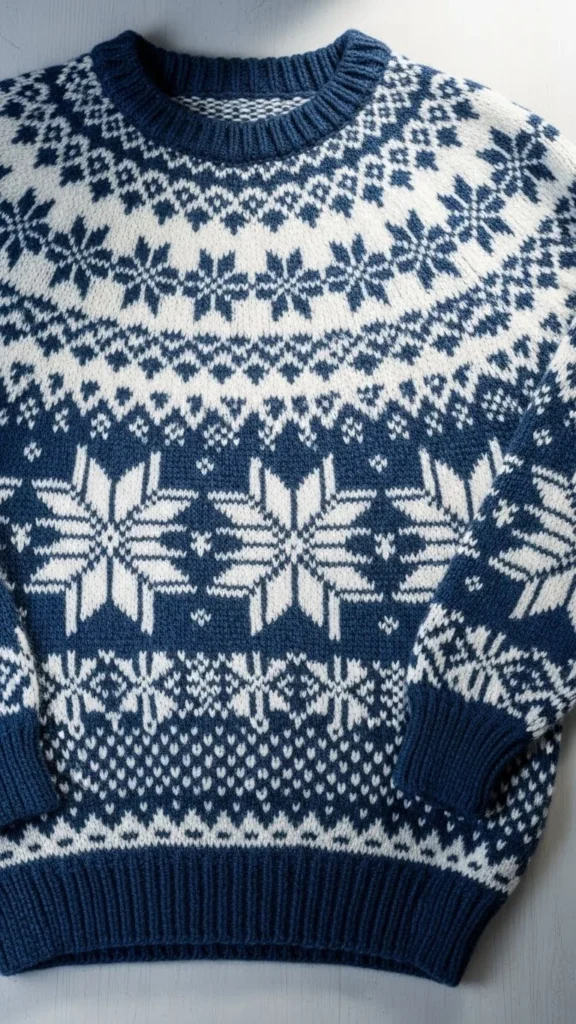 10. Snowflake Sweater