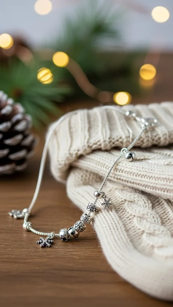 13. Charm Anklet for Indoor Gatherings