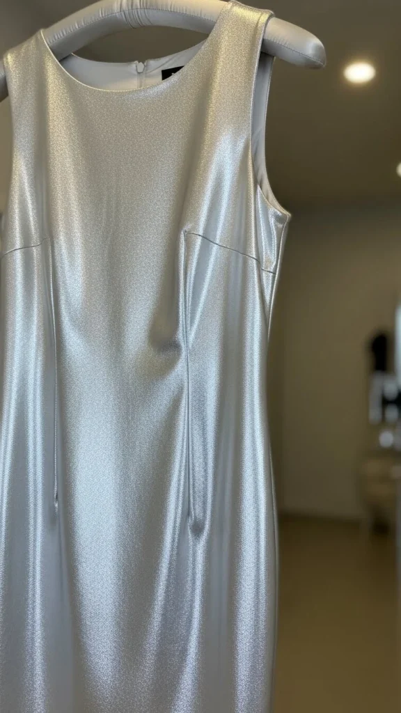 13. Silver Sheath Dress