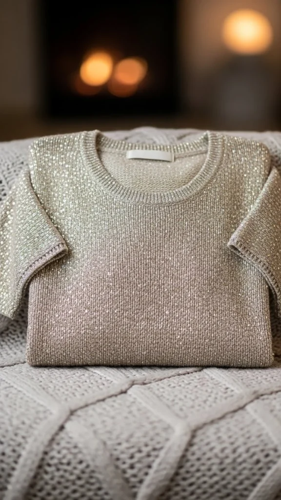 14. Sparkly Sweater Tee