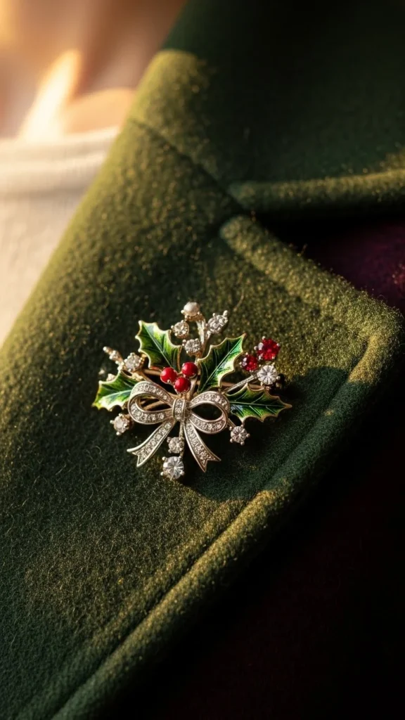 15. Holiday-Themed Brooch