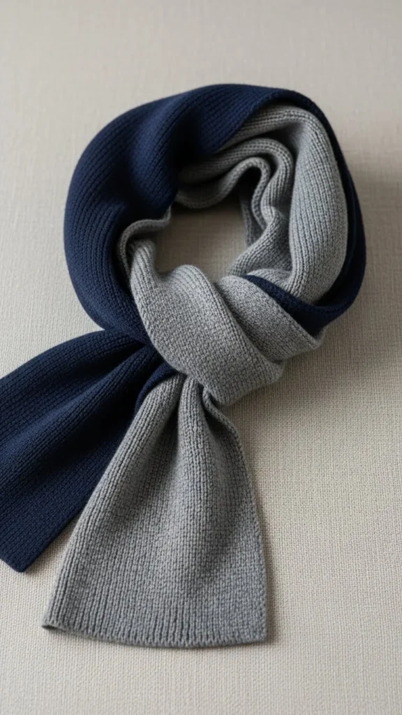 15. Reversible Knit Scarf