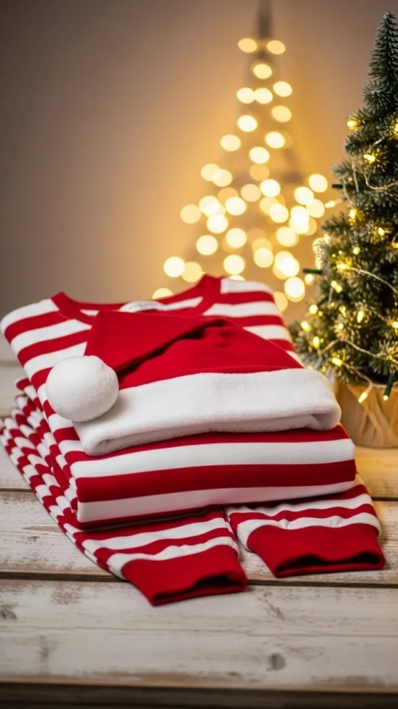 19. Santa Hat Pajama Set