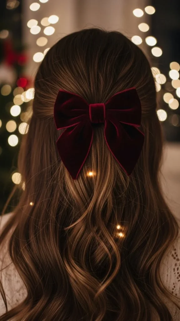 2. Velvet Hair Bows