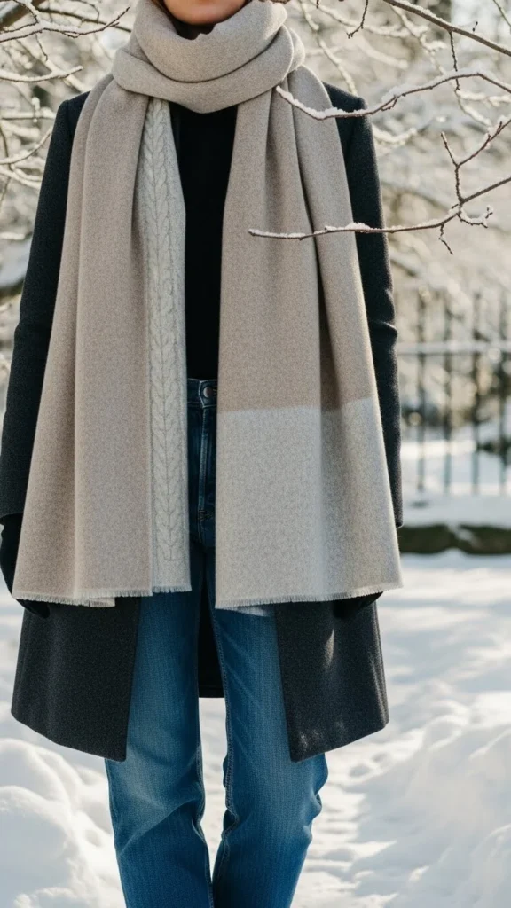 20. Neutral Everyday Scarf