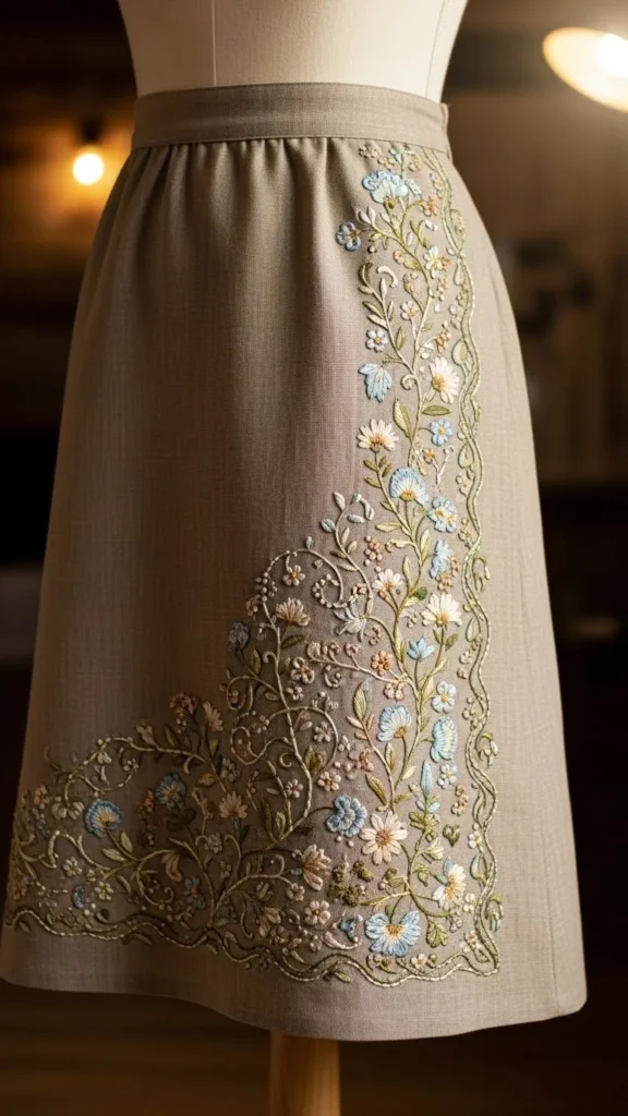 21. Embroidered Skirt