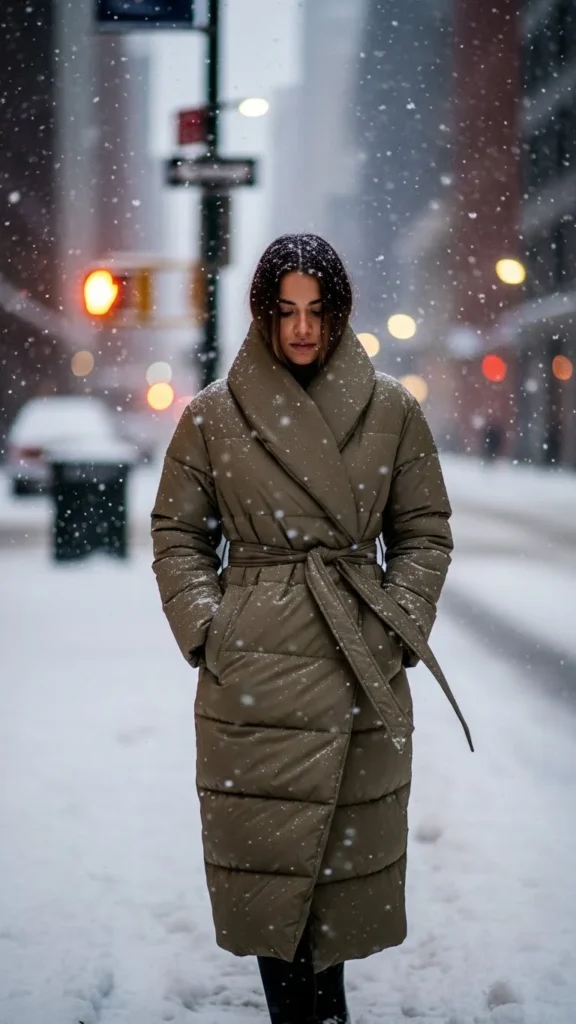 21. Wrap Puffer Coat