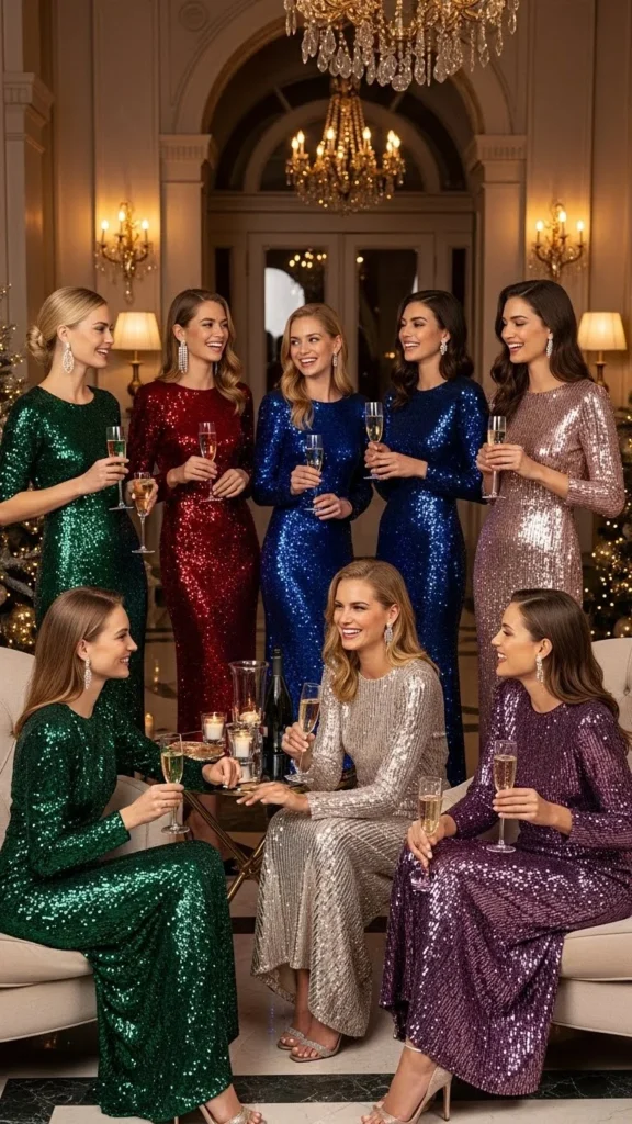 24 Sparkling Sequin Dresses for a Dazzling Holiday Look (1)