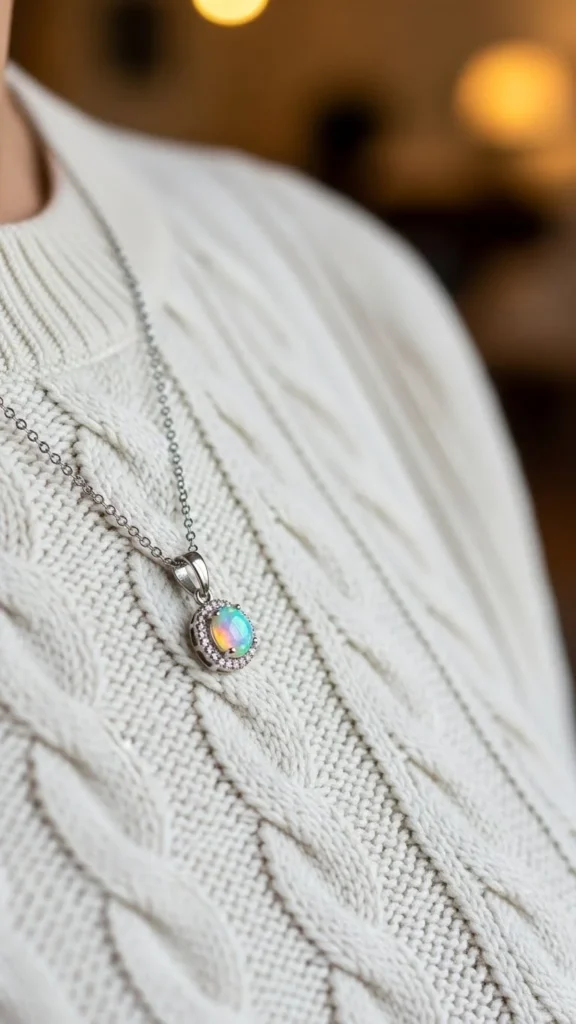 24. Simple Pendant Necklace