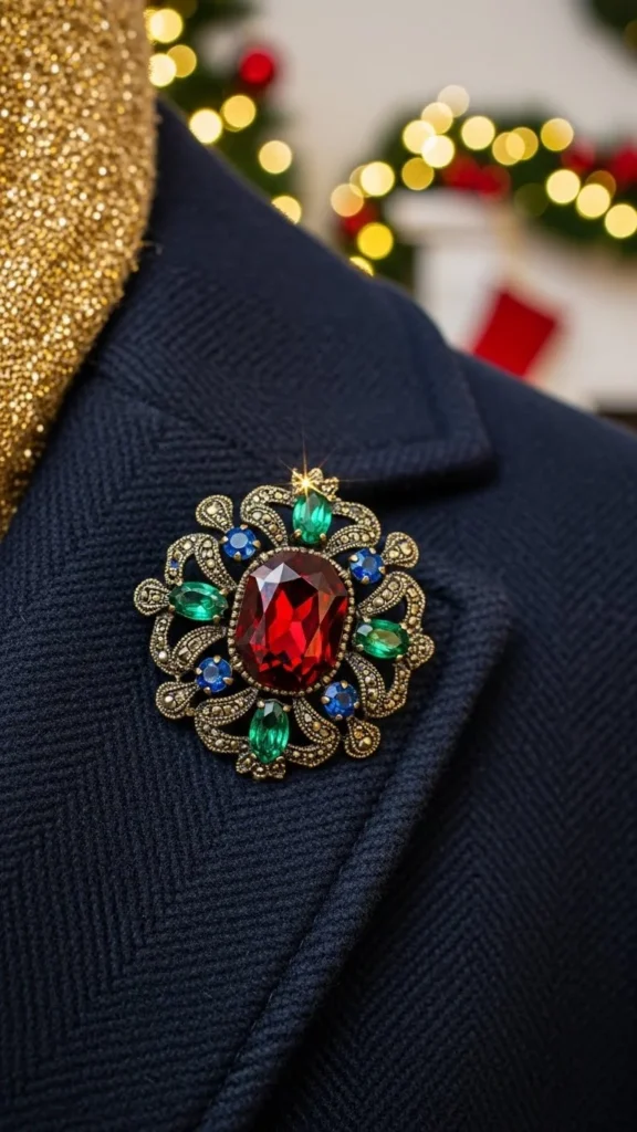 4. Festive Brooch