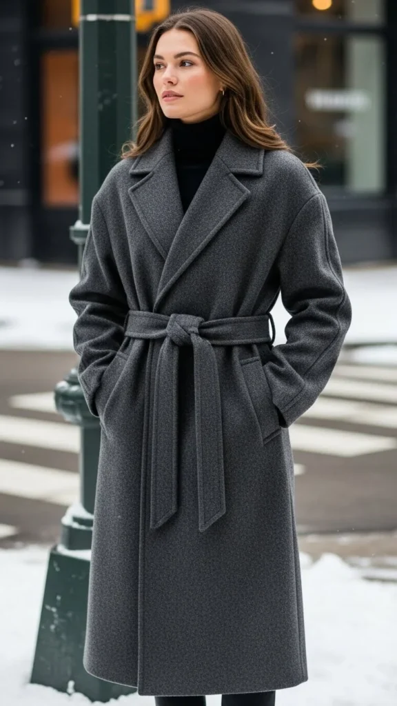 5. Belt Your Coat for Shape