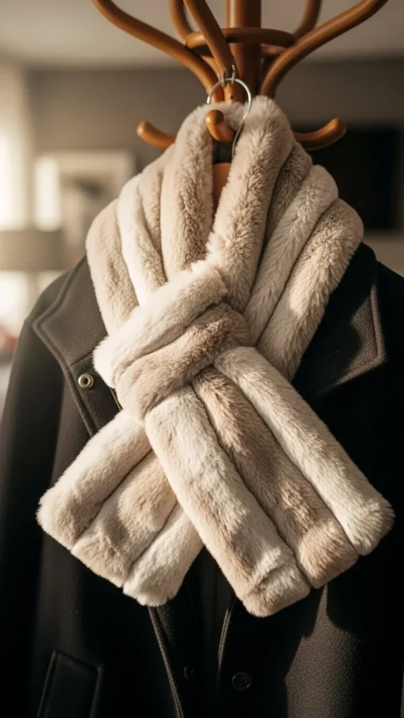 5. Faux Fur Scarf