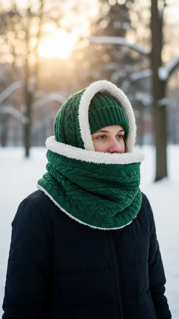 5. Fleece-Lined Infinity Scarf