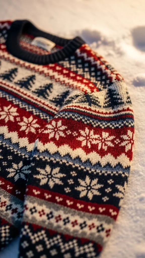 5. Patterned Nordic Sweater