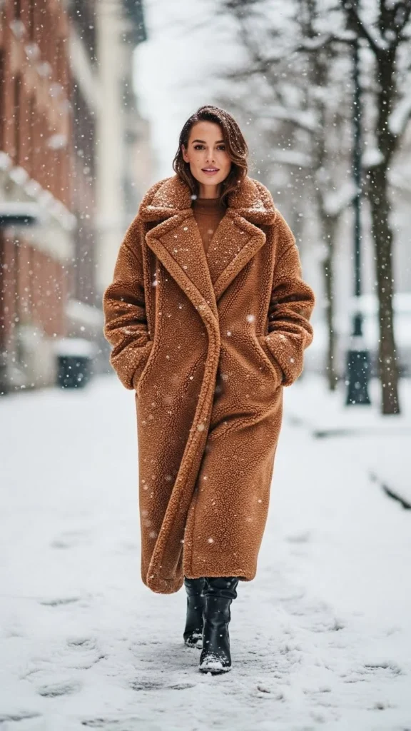8. Oversized Teddy Coat