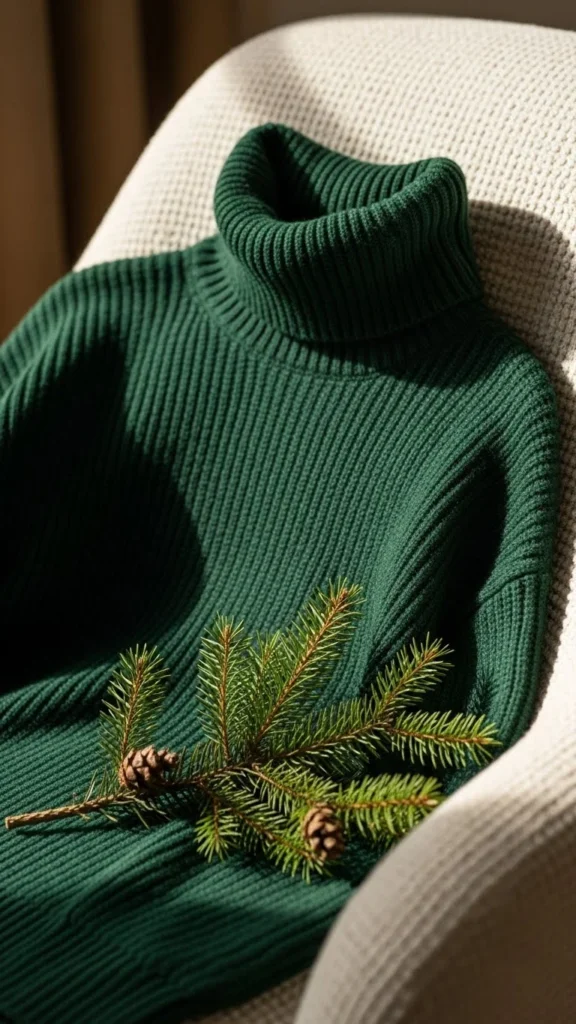 9. Evergreen Turtleneck