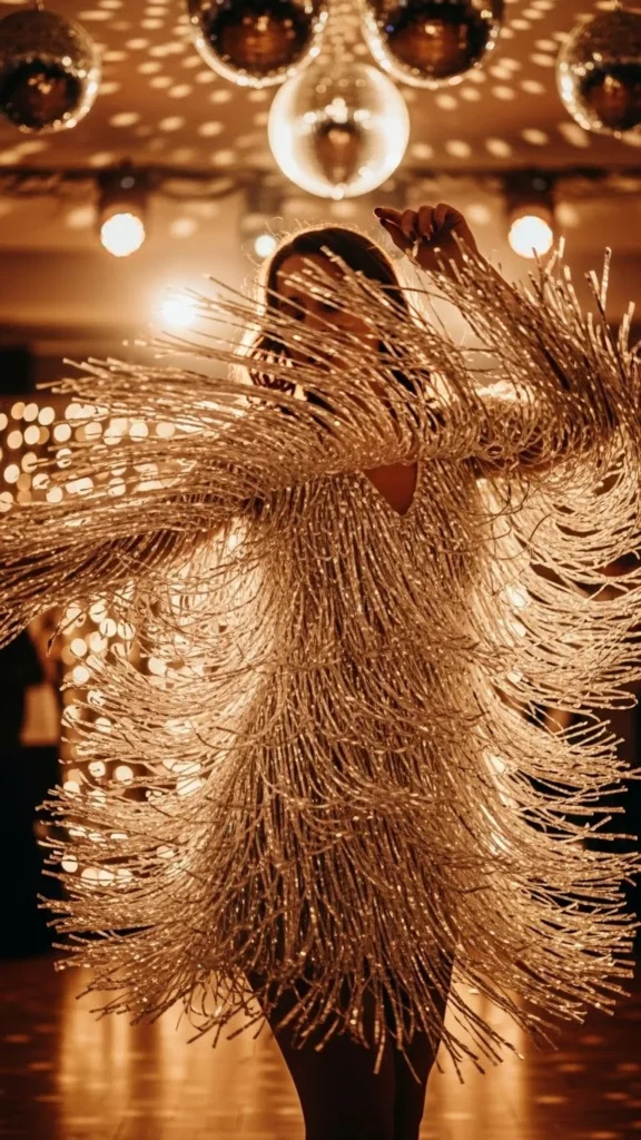 9. Silver Fringe Dress