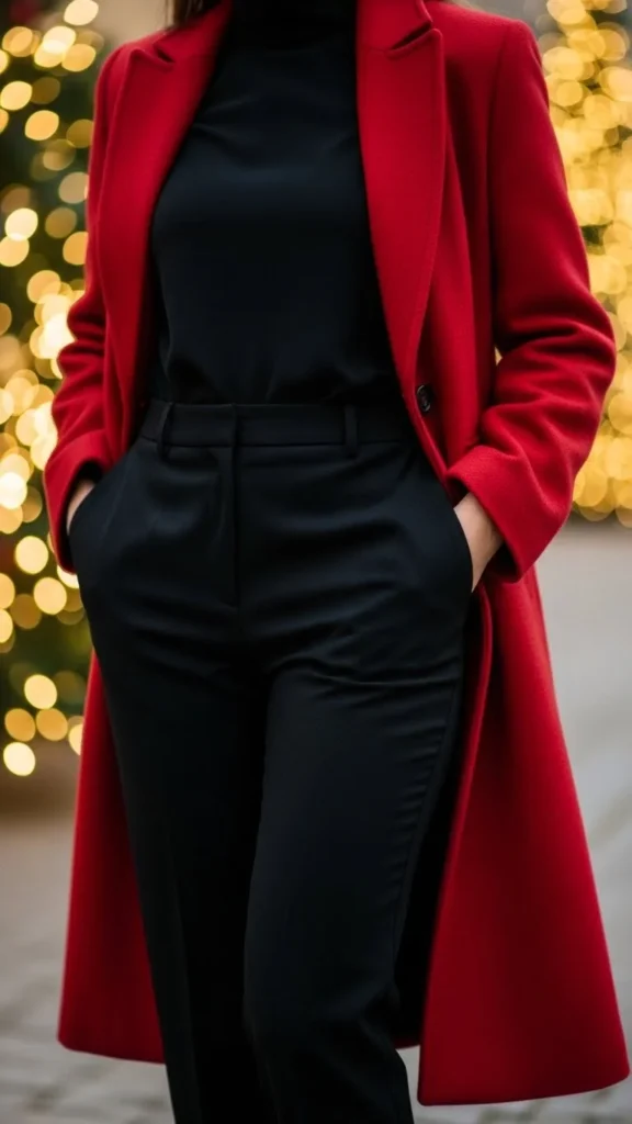All-Black Base with a Red Coat