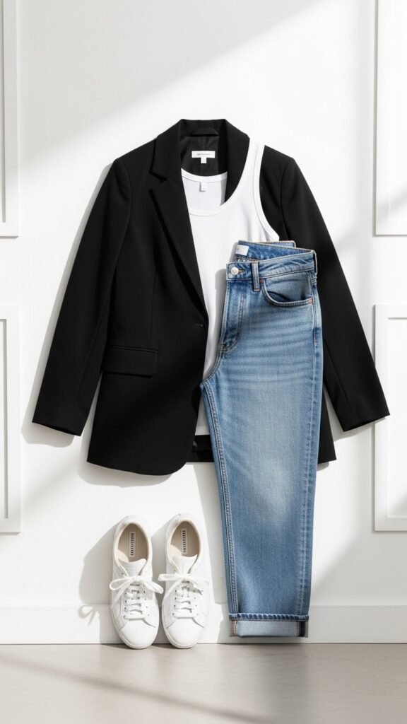 Casual Cool Blazer + Everyday Basics