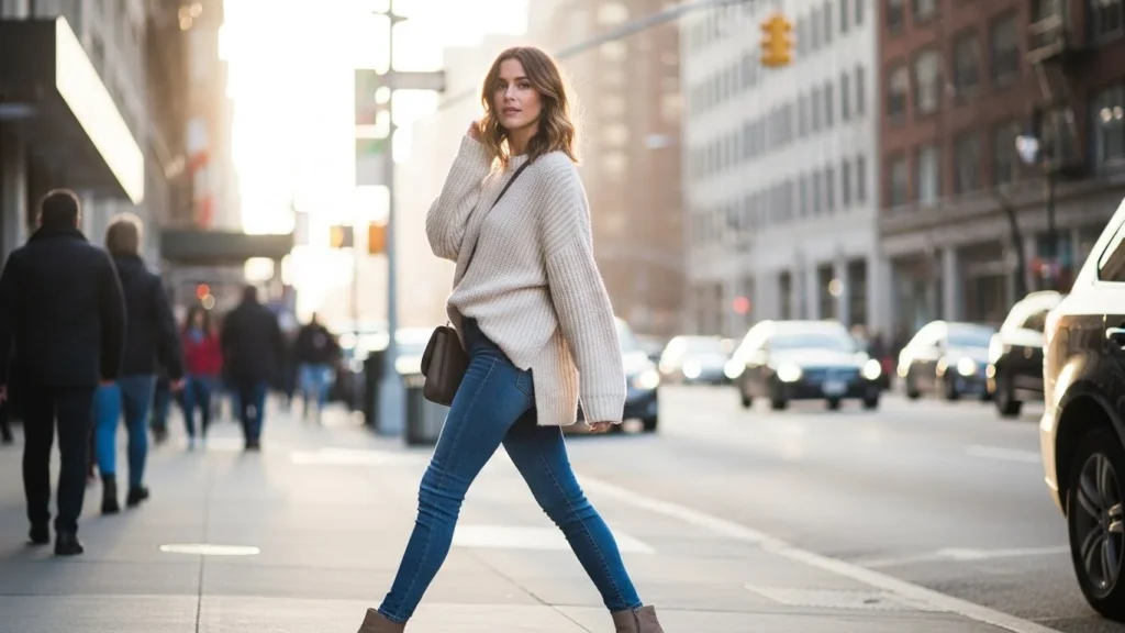 How to Style Oversized Sweaters Without Losing Your Shape (2)